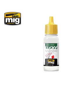 Mig Akrylmaling, ammo-by-mig-jimenez-2057-glossy-lucky-varnish-18-ml, MIG2057