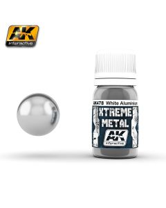 AK Interaktive, ak-interactive-ak-478-xtreme-metal-white-aluminium-30-ml, AKI478