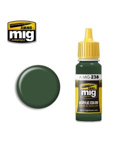 Mig Akrylmaling, ammo-by-mig-jimenez-0238-fs-34092-medium-green-acrylic-paint-17-ml, MIG0238