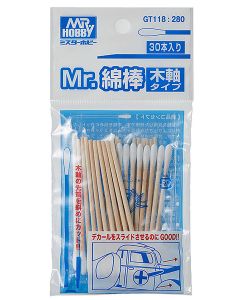 Verktøy, mr-hobby-gt-118-mr-cotton-swab-wooden-stick-type, MRHGT-118