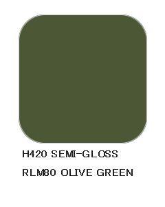 Mr. Hobby, Olive Green RLM80, 10 ml, Aqueous Hobby Color, MRHH420