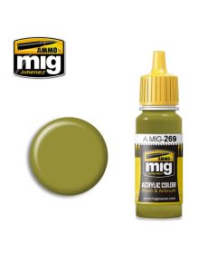 Mig Akrylmaling, Nakajima Interior Green, Acrylic Paint (17 ml), MIG0269