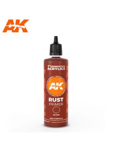 AK Interaktive, ak-interactive-ak11250-rust-primer-100ml-third-generation-acrylics, 11250