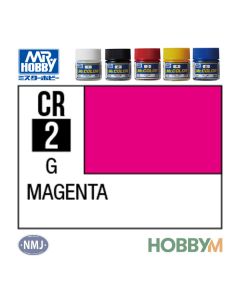 Mr. Hobby, mr-hobby-cr-2-magenta-mr-color-primary-pigments-18-ml, MRHCR2