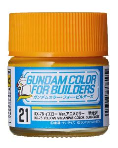 Mr. Hobby, mr-hobby-ug-21-rx-78-yellow-version-anime-color-10-ml-gundam-color-for-builders-mr-color, MRHUG21