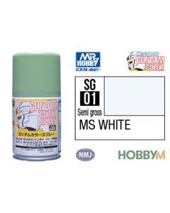 Mr. Hobby, mr-hobby-sg-01-ms-white-100-ml-gundam-color-spray, MRHSG01