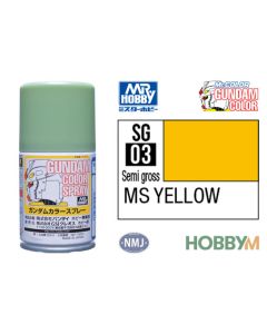 Mr. Hobby, mr-hobby-sg-03-ms-yellow-100-ml-gundam-color-spray, MRHSG03