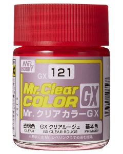 Mr. Hobby, mr-hobby-gx-121-clear-rouge-mr-clear-color-gx-18-ml, MRHGX121