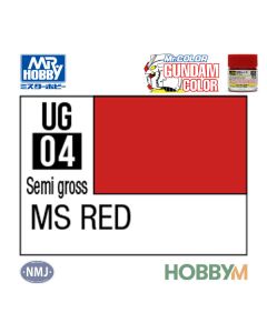 Mr. Hobby, mr-hobby-ug-04-ms-red-10-ml-gundam-color-mr-color, MRHUG04