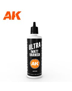 AK Interaktive, ak-interactive-ak11252-ultra-matt-varnish-100ml-third-generation-acrylics, 11252