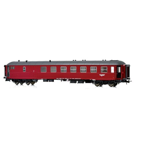 Topline Personvogner, NMJ Topline model of NSB BF10 21509 compartment-, luggage and conductors coach in the inermediate NSB design ., NMJT133.301