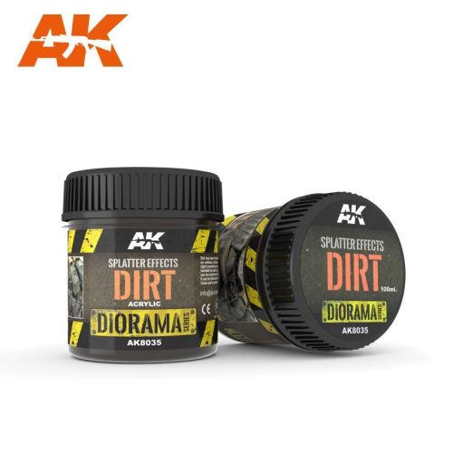 AK Interaktive, ak-interactive-8035-splatter-effects-dirt-diorama-series-100-ml, AKI8035