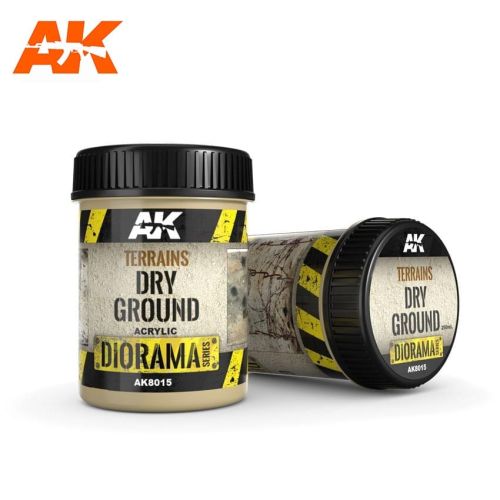 AKI8015, ak-interactive-8015-diorama-series-terrains-dry-ground-acrylic-250-ml