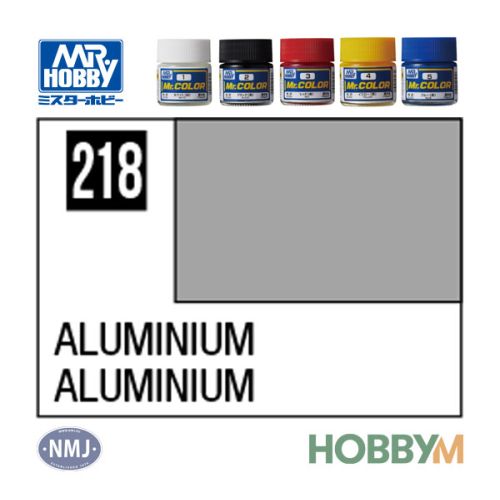 Mr. Hobby, mr-hobby-mc-218-aluminiuim-mr-metal-color-10-ml, MRHMC218