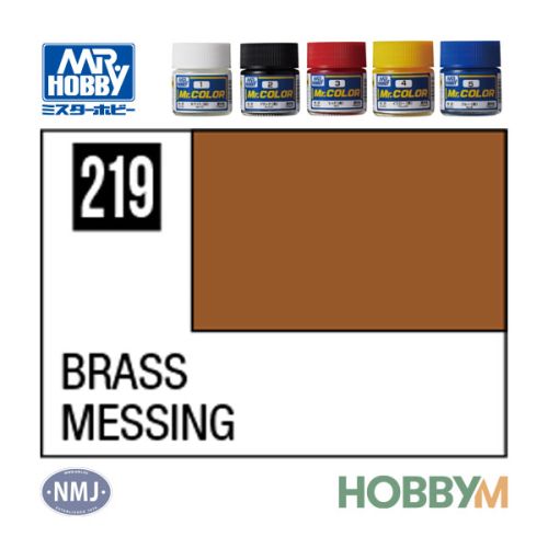 Mr. Hobby, mr-hobby-mc-219-brass-mr-metal-color-10-ml, MRHMC219