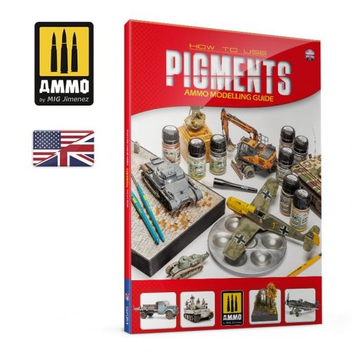 Bøker, How To Use Pigments, Ammo Modelling Guide, Bok, MIG6239